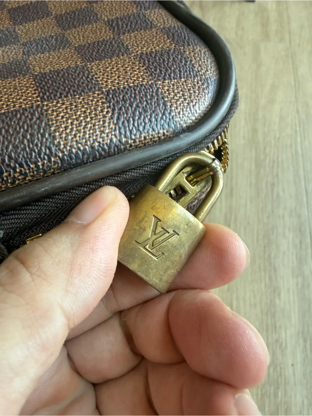 Louis Vuitton Brown Damier Ebene Rolling Carry-On